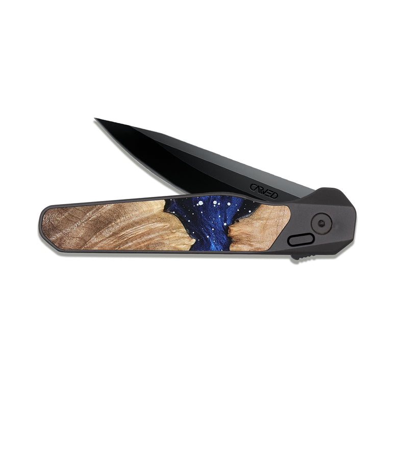 EDC Dark Slate Wood Pocket Knife - Emil (Cosmos, 821728)