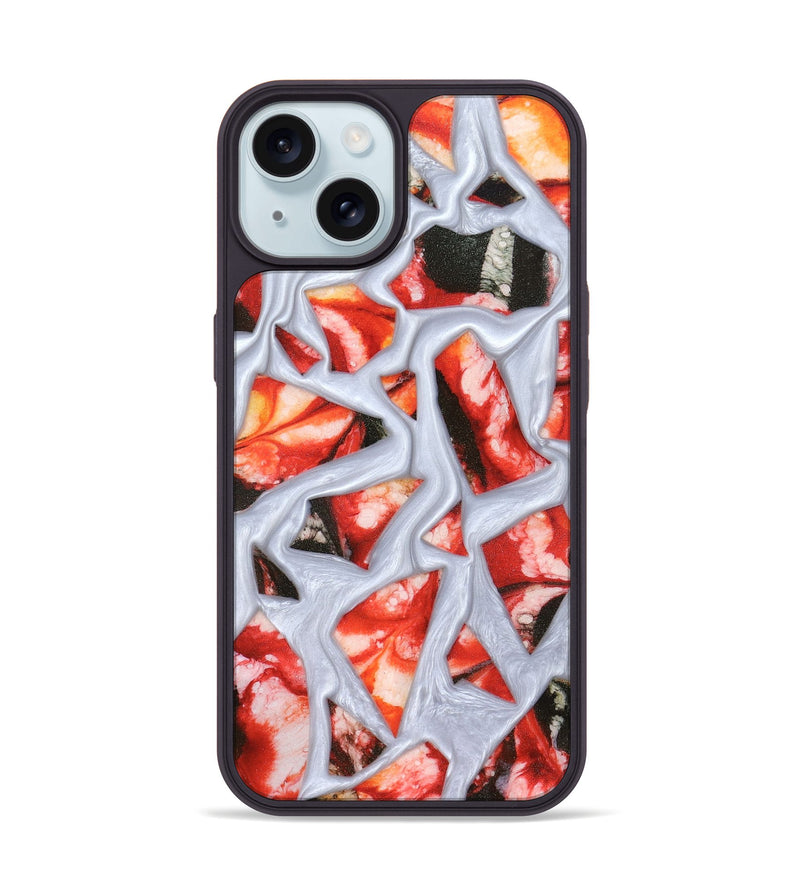 iPhone 15 ResinArt Phone Case - Maya (Stained Glass, 821730)