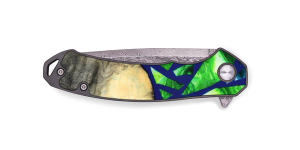 EDC Wood Pocket Knife - Davonte (Stained Glass, 821732)