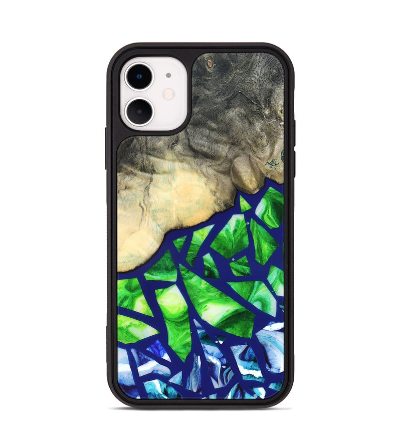 iPhone 11 Wood Phone Case - Davonte (Stained Glass, 821732)