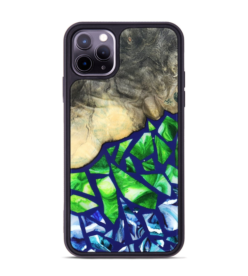iPhone 11 Pro Max Wood Phone Case - Davonte (Stained Glass, 821732)