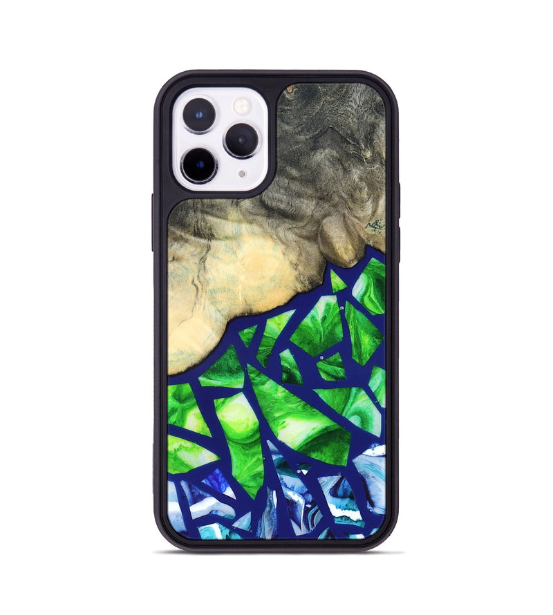 iPhone 11 Pro Wood Phone Case - Davonte (Stained Glass, 821732)