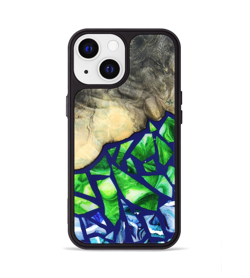 iPhone 13 Wood Phone Case - Davonte (Stained Glass, 821732)