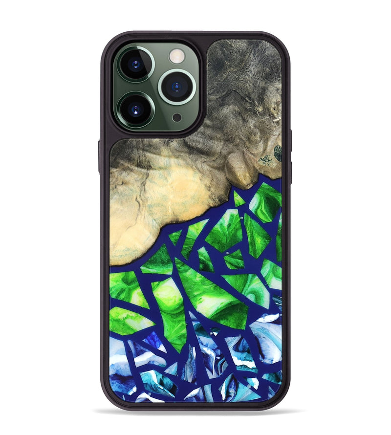 iPhone 13 Pro Max Wood Phone Case - Davonte (Stained Glass, 821732)