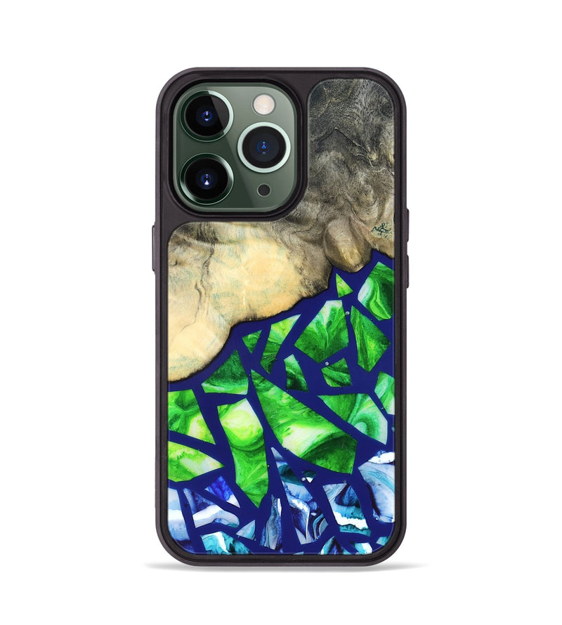iPhone 13 Pro Wood Phone Case - Davonte (Stained Glass, 821732)