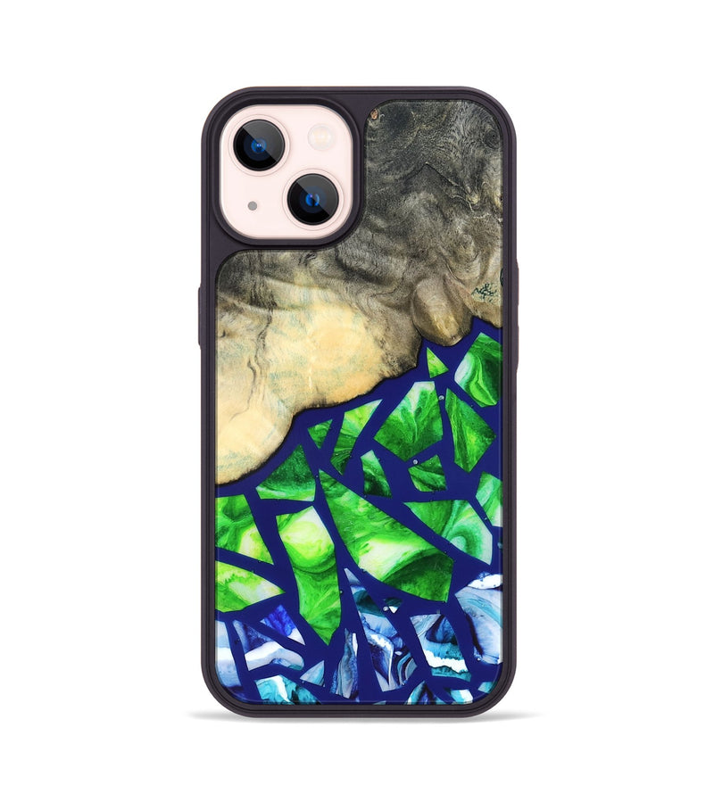 iPhone 14 Wood Phone Case - Davonte (Stained Glass, 821732)