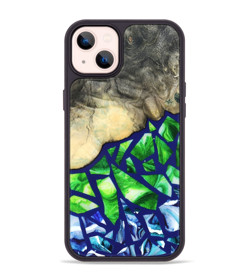 iPhone 14 Plus Wood Phone Case - Davonte (Stained Glass, 821732)