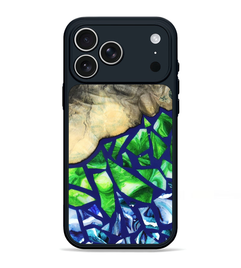 iPhone 17 Pro Max Wood Phone Case - Davonte (Stained Glass, 821732)