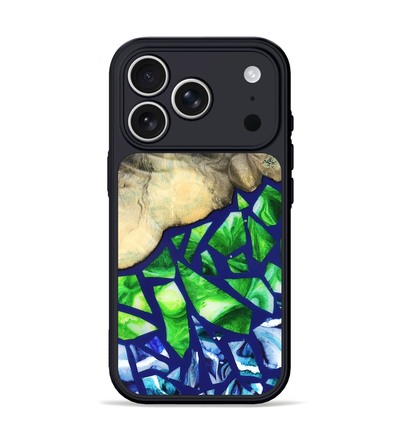 iPhone 17 Pro Wood Phone Case - Davonte (Stained Glass, 821732)