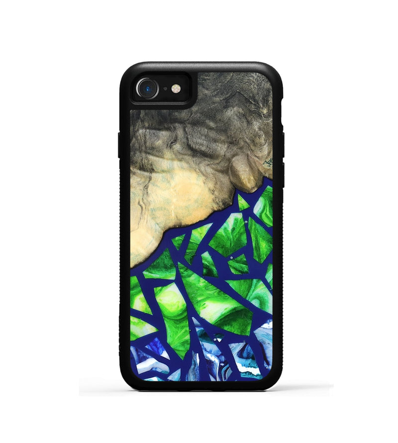 iPhone SE Wood Phone Case - Davonte (Stained Glass, 821732)