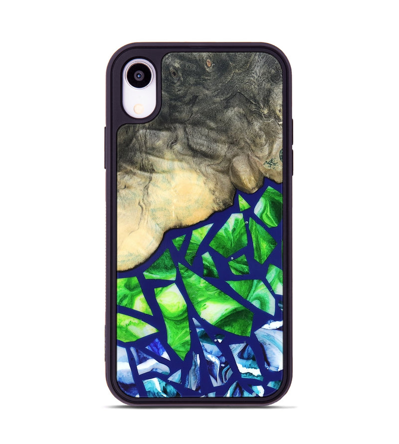 iPhone Xr Wood Phone Case - Davonte (Stained Glass, 821732)