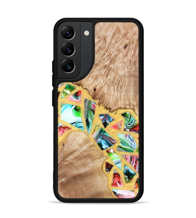 Galaxy S22 Plus Wood Phone Case - Brianna (Stained Glass, 821739)