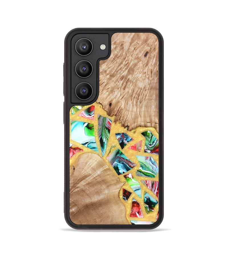 Galaxy S23 Wood Phone Case - Brianna (Stained Glass, 821739)