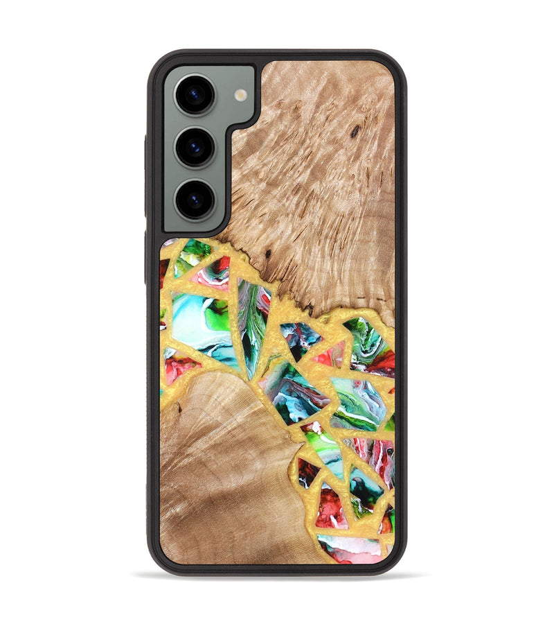 Galaxy S23 Plus Wood Phone Case - Brianna (Stained Glass, 821739)