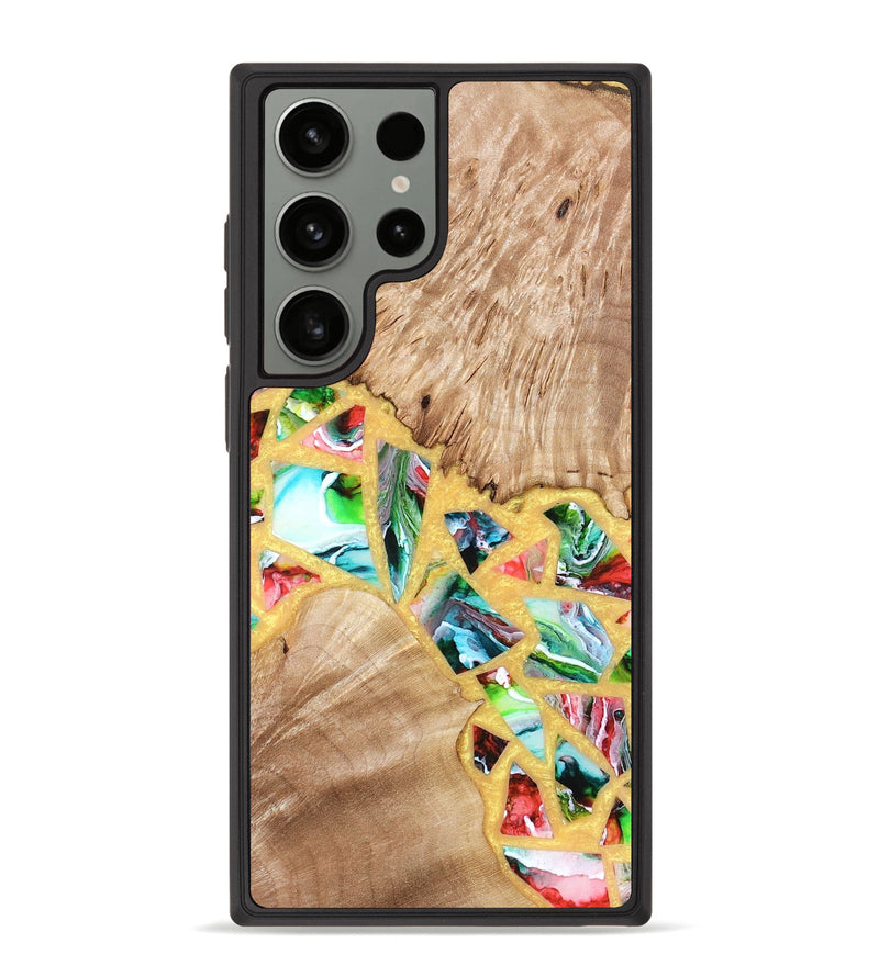 Galaxy S23 Ultra Wood Phone Case - Brianna (Stained Glass, 821739)