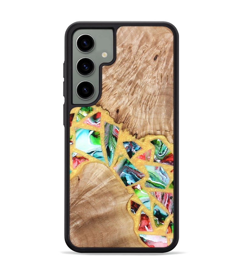 Galaxy S24 Plus Wood Phone Case - Brianna (Stained Glass, 821739)