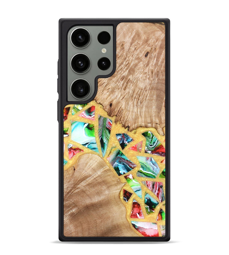 Galaxy S24 Ultra Wood Phone Case - Brianna (Stained Glass, 821739)