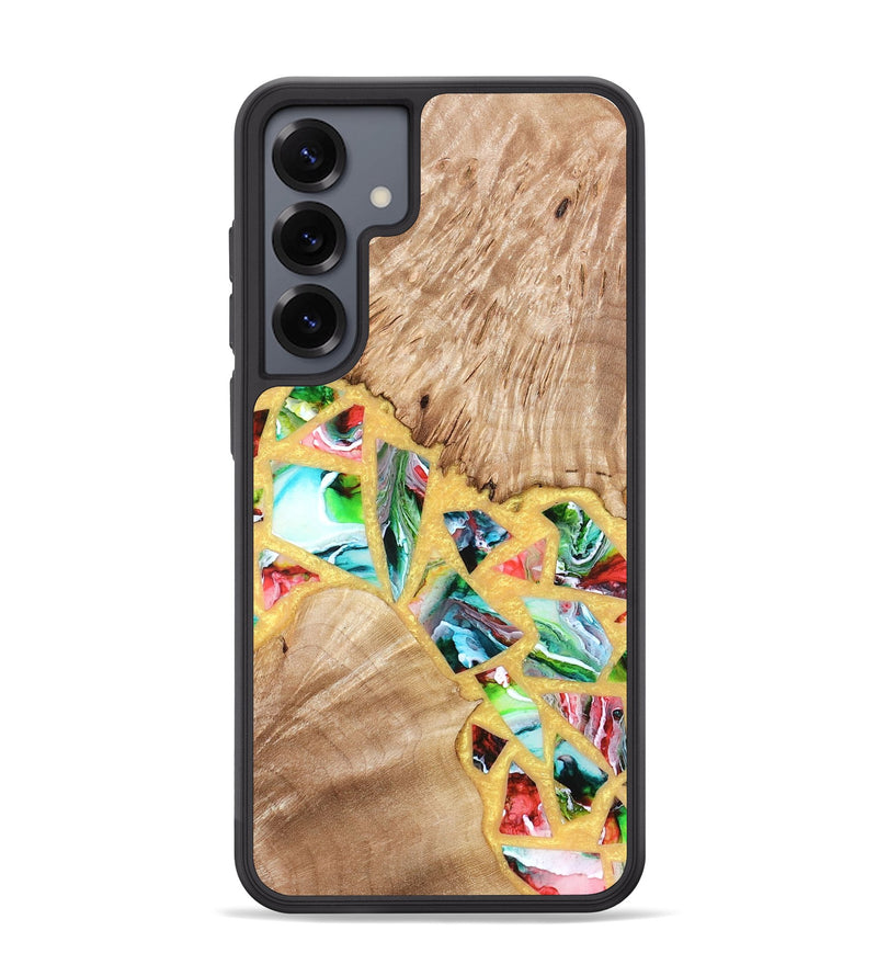 Galaxy S25 Plus Wood Phone Case - Brianna (Stained Glass, 821739)