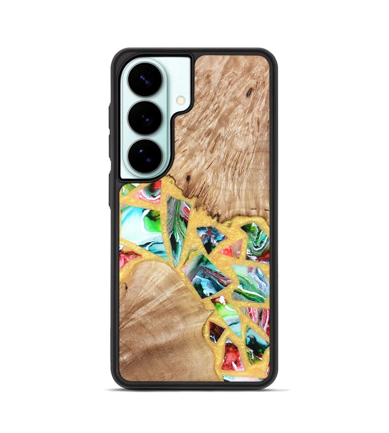Galaxy S26 Wood Phone Case - Brianna (Stained Glass, 821739)