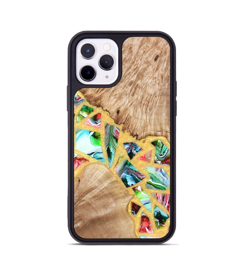 iPhone 11 Pro Wood Phone Case - Brianna (Stained Glass, 821739)