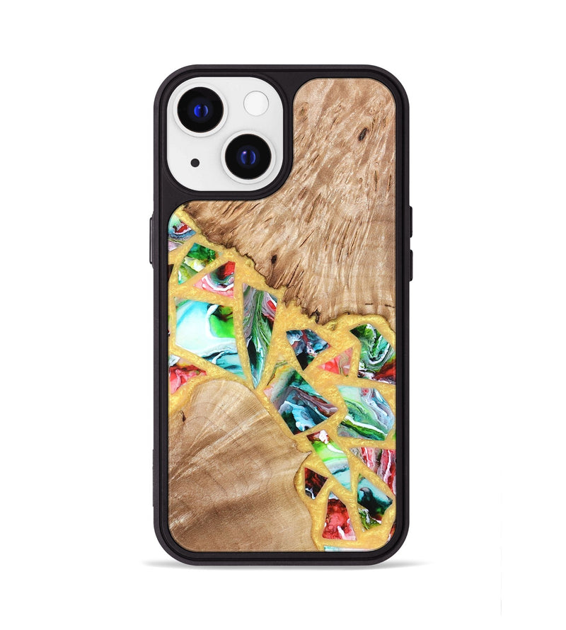 iPhone 13 Wood Phone Case - Brianna (Stained Glass, 821739)