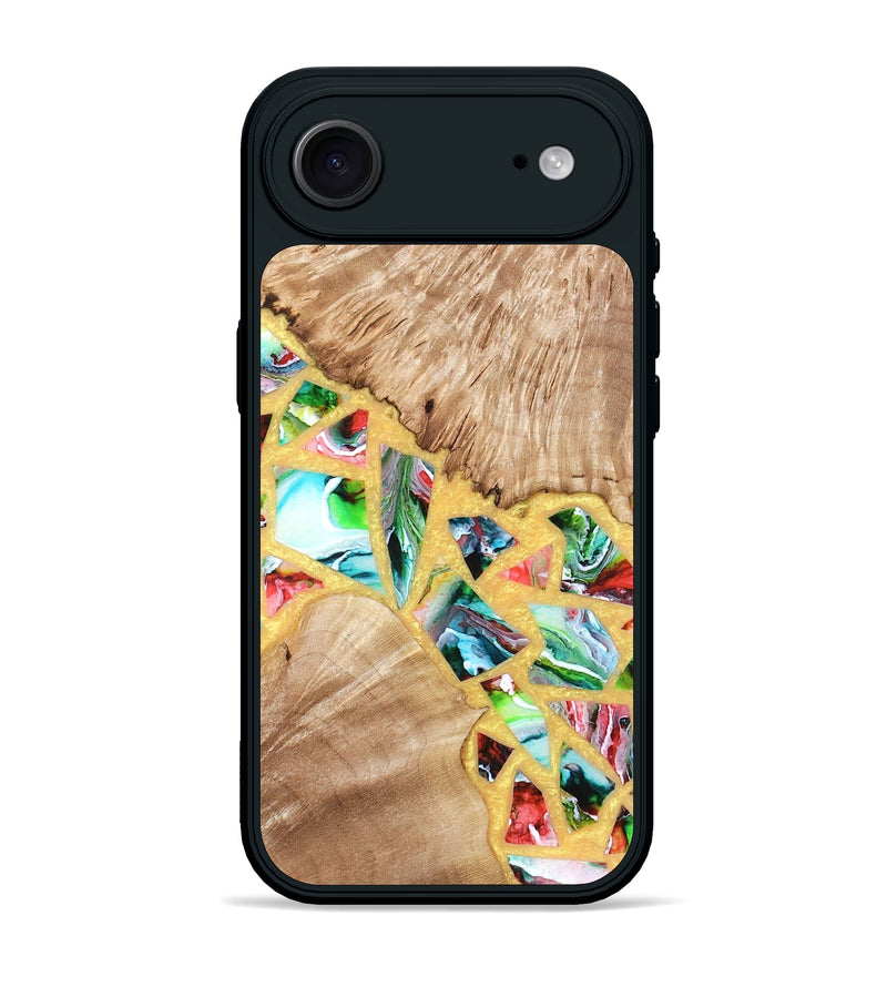 iPhone 17 Air Wood Phone Case - Brianna (Stained Glass, 821739)