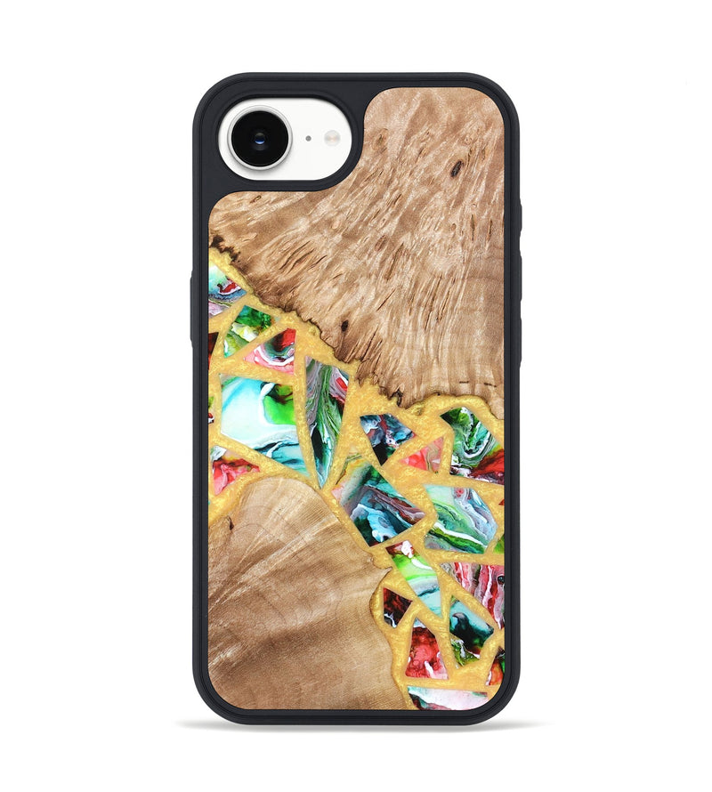 iPhone 17e Wood Phone Case - Brianna (Stained Glass, 821739)