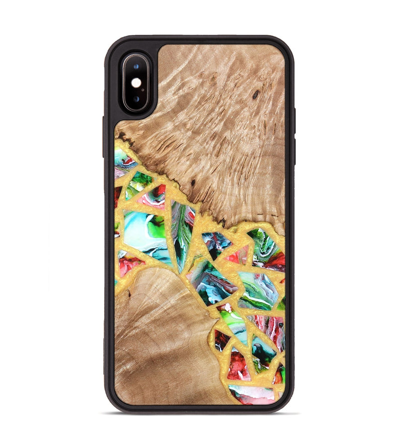 iPhone Xs Max Wood Phone Case - Brianna (Stained Glass, 821739)