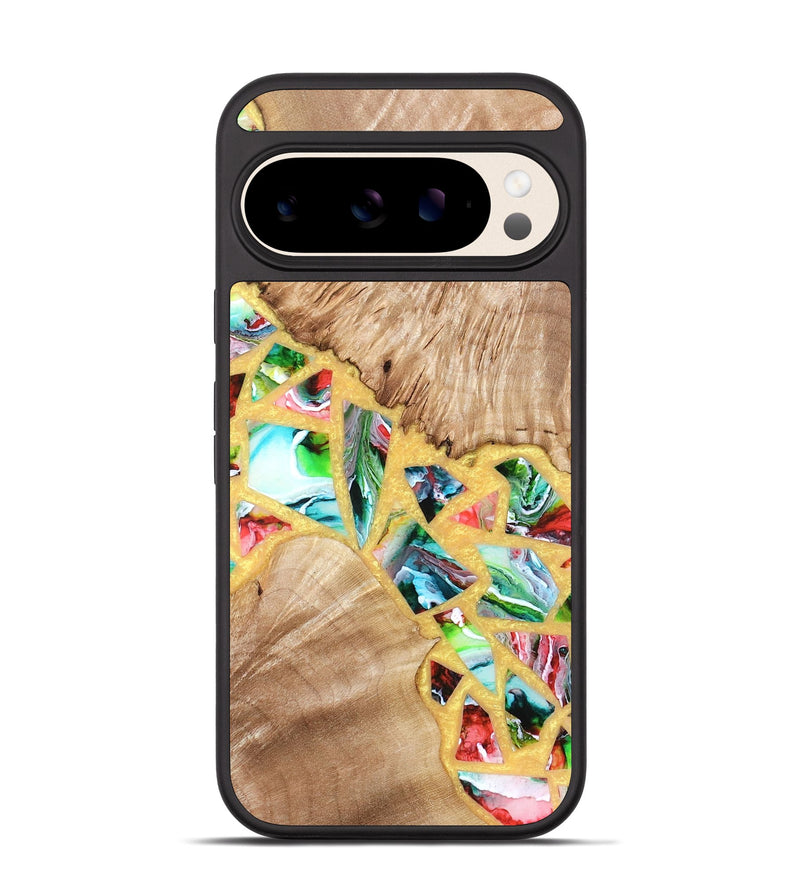 Pixel 10 Wood Phone Case - Brianna (Stained Glass, 821739)