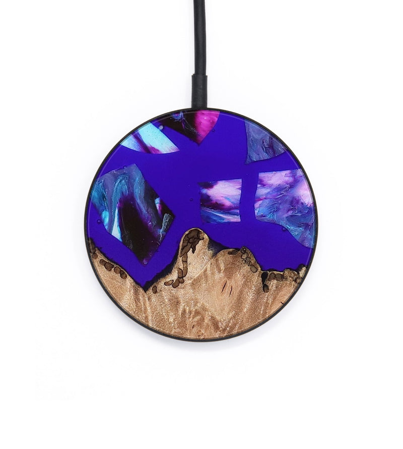 Circle Wood Wireless Charger - Jordy (Stained Glass, 821744)