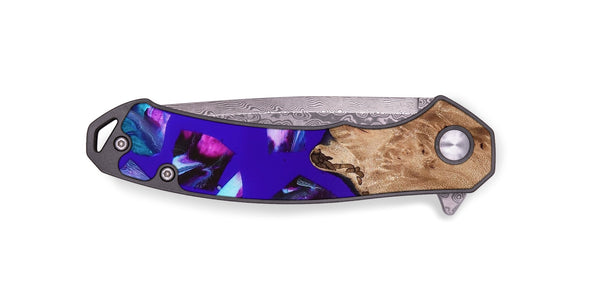 EDC Wood Pocket Knife - Jordy (Stained Glass, 821744)
