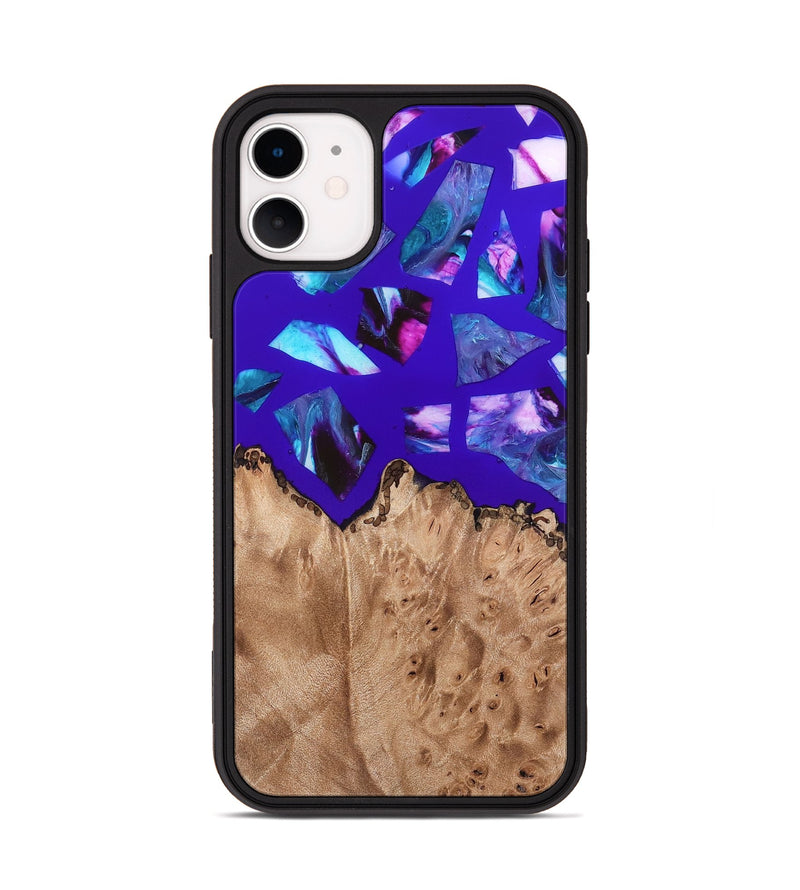 iPhone 11 Wood Phone Case - Jordy (Stained Glass, 821744)