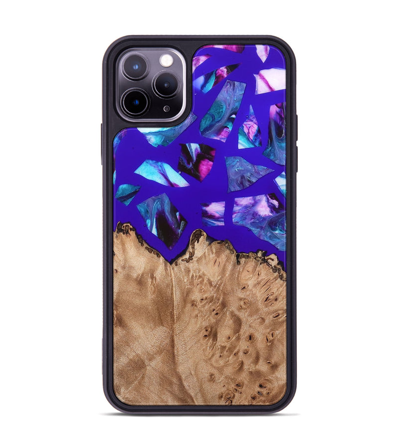 iPhone 11 Pro Max Wood Phone Case - Jordy (Stained Glass, 821744)