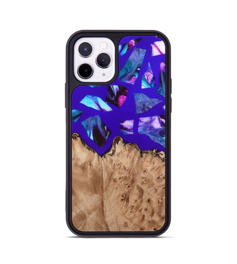 iPhone 11 Pro Wood Phone Case - Jordy (Stained Glass, 821744)