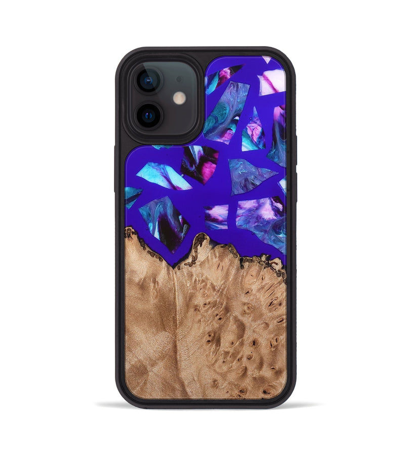 iPhone 12 Wood Phone Case - Jordy (Stained Glass, 821744)
