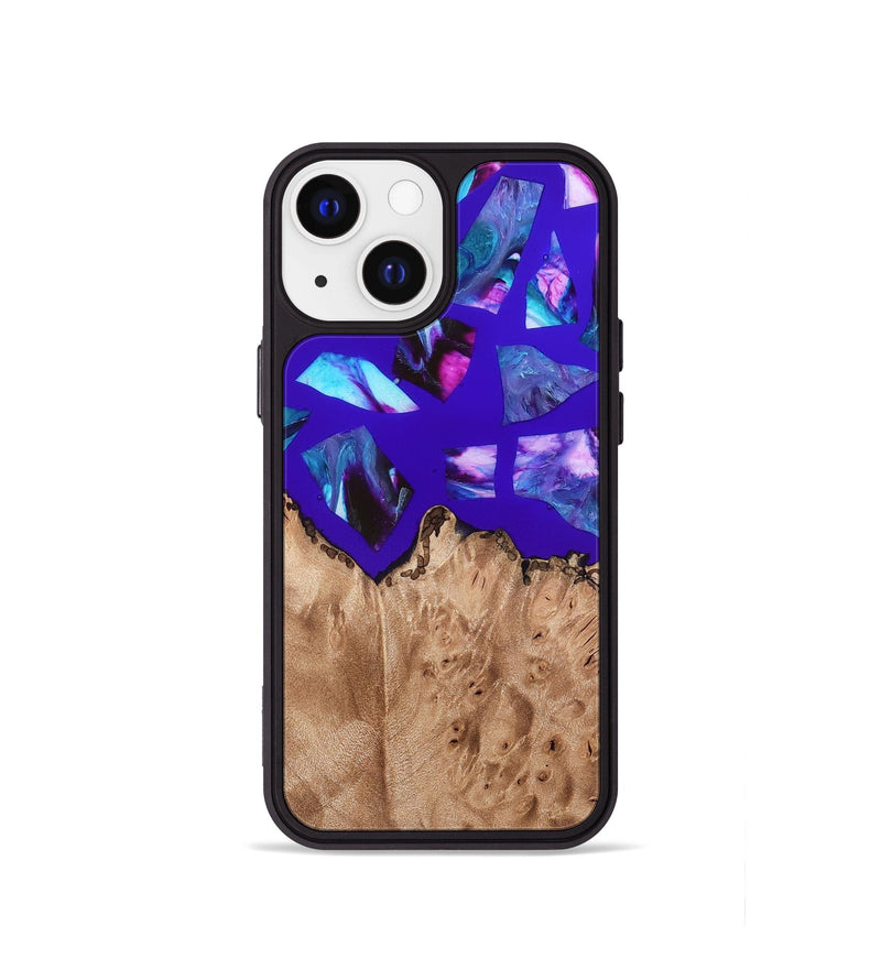 iPhone 13 mini Wood Phone Case - Jordy (Stained Glass, 821744)