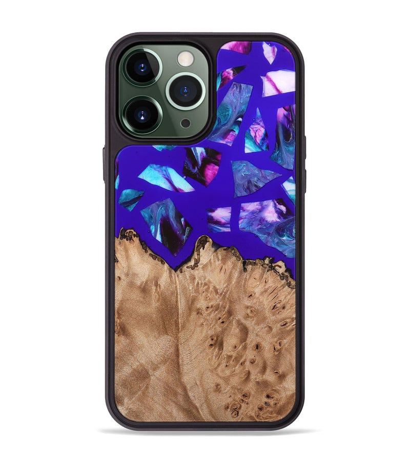 iPhone 13 Pro Max Wood Phone Case - Jordy (Stained Glass, 821744)