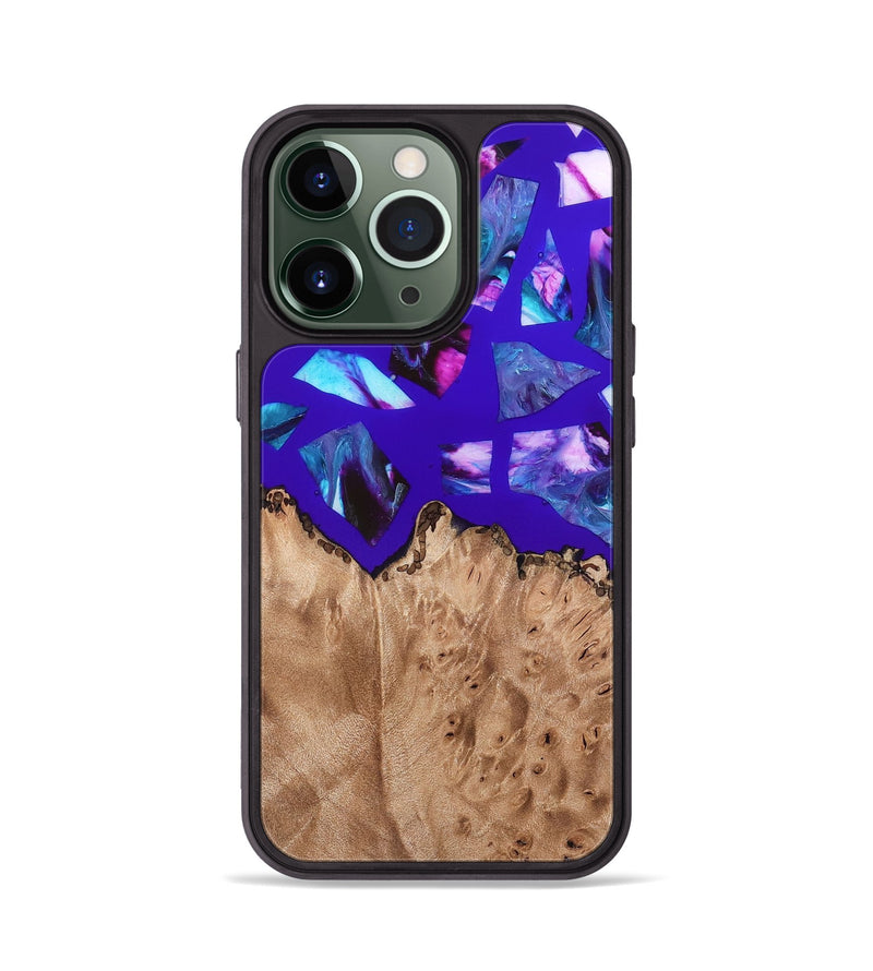 iPhone 13 Pro Wood Phone Case - Jordy (Stained Glass, 821744)