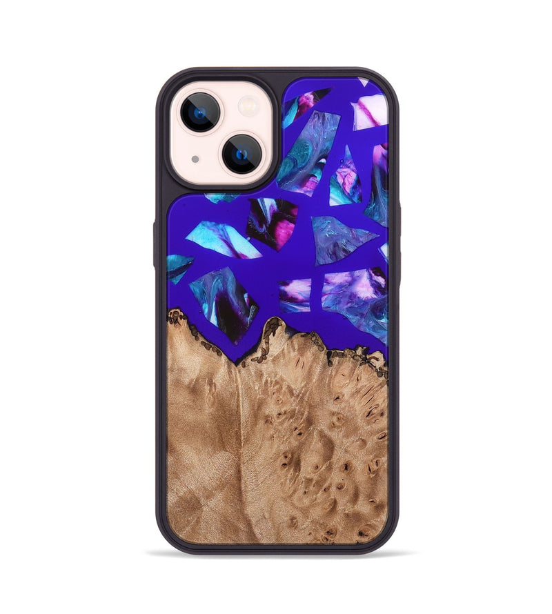 iPhone 14 Wood Phone Case - Jordy (Stained Glass, 821744)