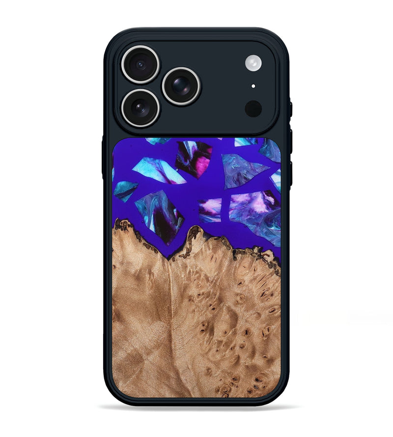 iPhone 17 Pro Max Wood Phone Case - Jordy (Stained Glass, 821744)