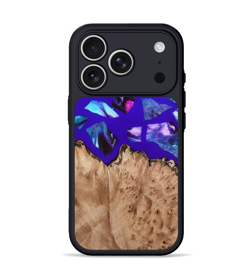 iPhone 17 Pro Wood Phone Case - Jordy (Stained Glass, 821744)