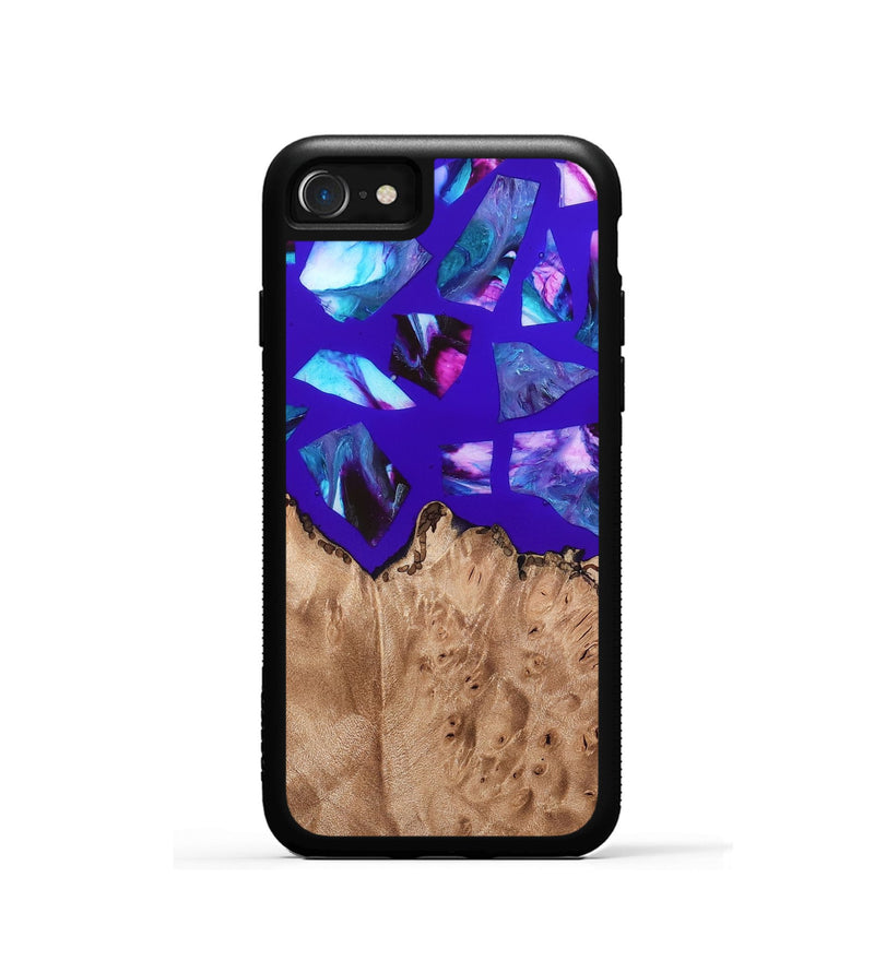 iPhone SE Wood Phone Case - Jordy (Stained Glass, 821744)