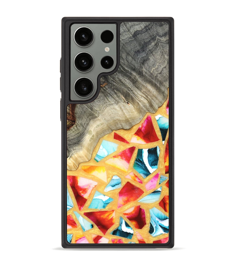 Galaxy S23 Ultra Wood Phone Case - Huxley (Stained Glass, 821745)