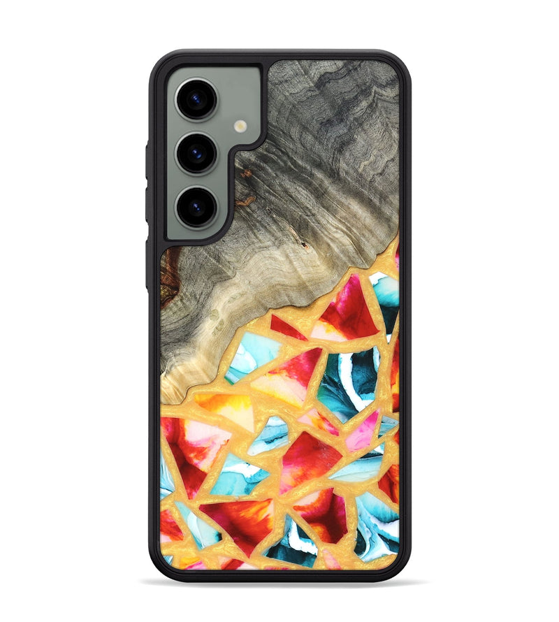 Galaxy S24 Plus Wood Phone Case - Huxley (Stained Glass, 821745)