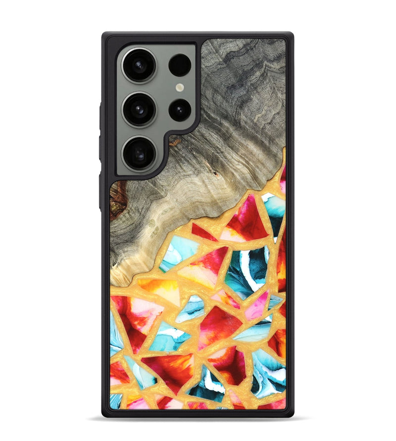 Galaxy S24 Ultra Wood Phone Case - Huxley (Stained Glass, 821745)