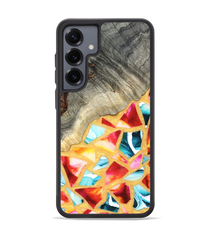 Galaxy S25 Plus Wood Phone Case - Huxley (Stained Glass, 821745)