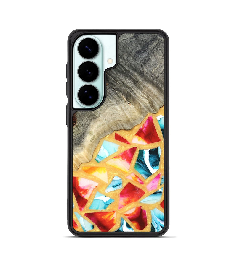 Galaxy S26 Wood Phone Case - Huxley (Stained Glass, 821745)