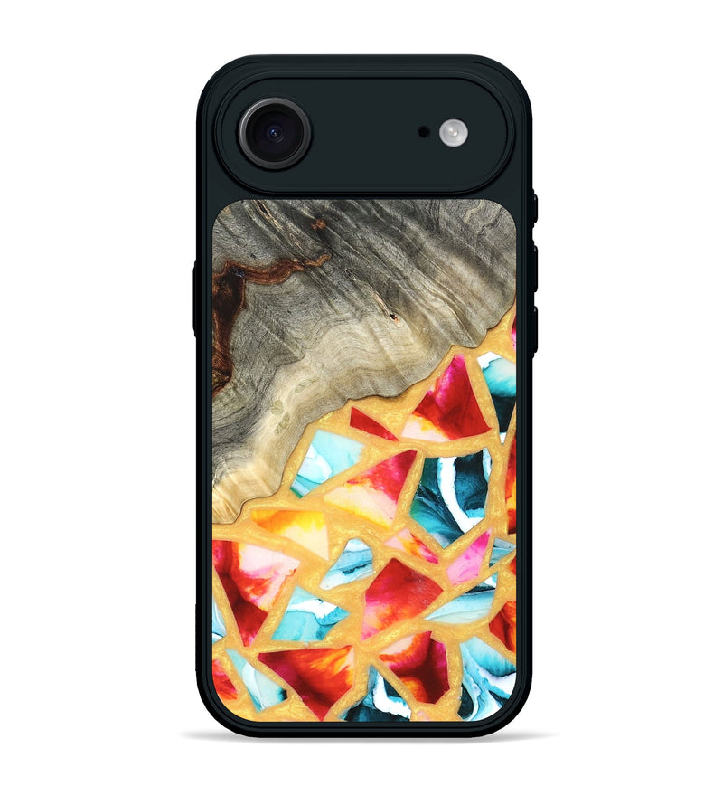 iPhone 17 Air Wood Phone Case - Huxley (Stained Glass, 821745)