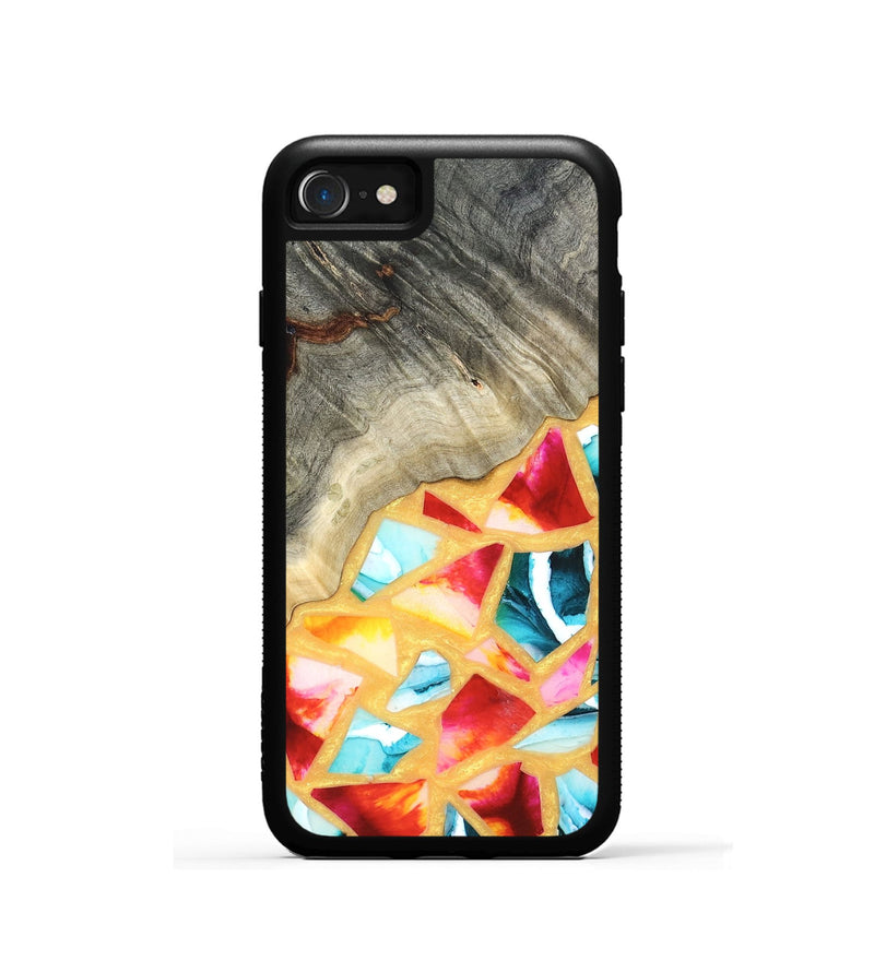 iPhone SE Wood Phone Case - Huxley (Stained Glass, 821745)