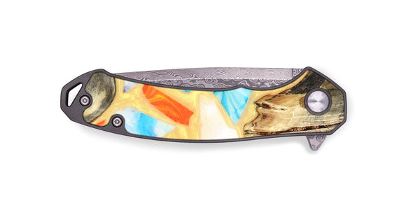 EDC Wood Pocket Knife - Micah (Stained Glass, 821747)